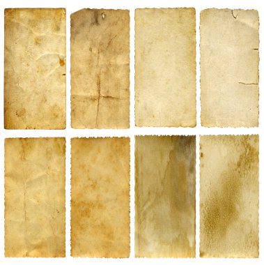 grungy paper background set  clipart