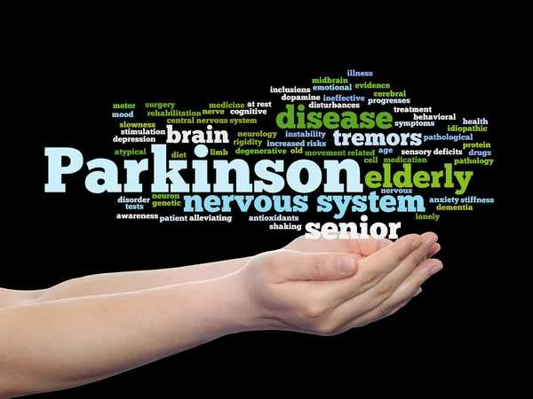 De ziekte van Parkinson Word Cloud — Stockfoto