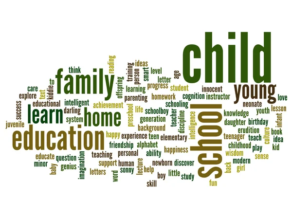 Educación Word Cloud — Foto de Stock