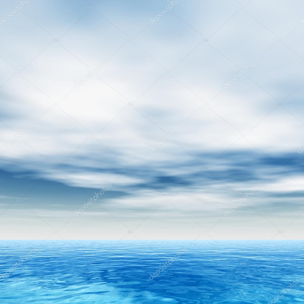  ocean water waves and sky 