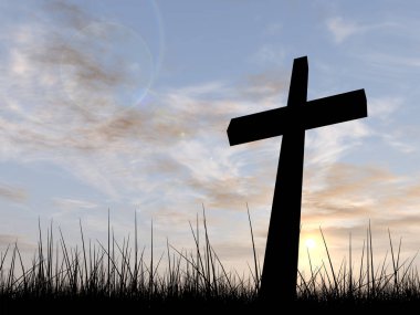  Din sembol siluet çim 