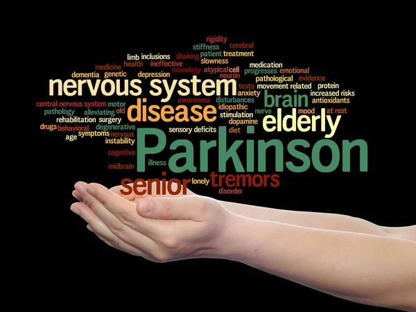 Doença de Parkinson Word Cloud — Fotografia de Stock
