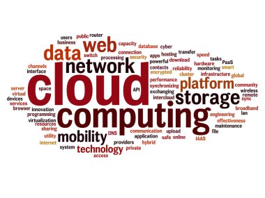  bulut hesap yapmak teknoloji wordcloud 