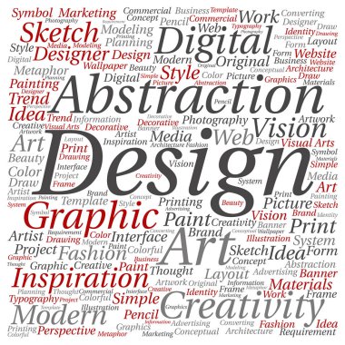 Sanat grafik tasarım kelime 