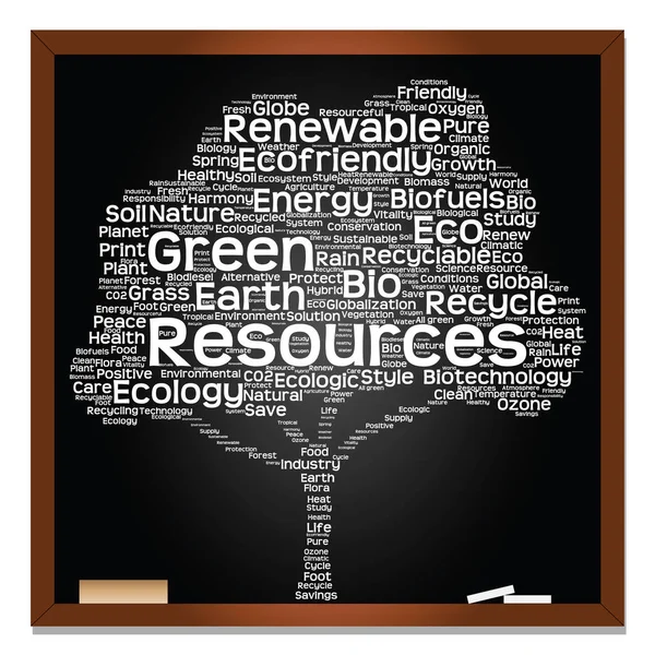 Ecology, recycle  text — Stock Photo, Image