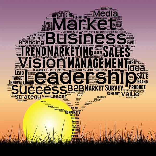 Media business word cloud — Stock Photo, Image