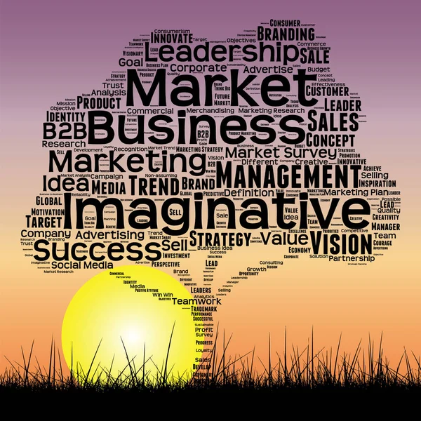 Black media business word cloud — Stock Photo, Image