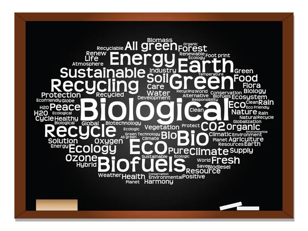 Ecología palabra nube texto — Foto de Stock