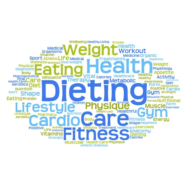 Health word cloud — Stock Photo, Image