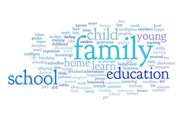 Education abstract word cloud — Stock Photo, Image