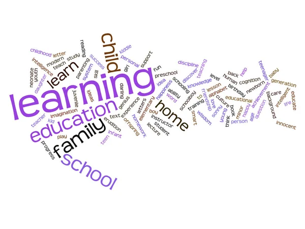 Educación Word Cloud —  Fotos de Stock