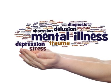  akıl hastalığı bozukluğu kelime bulutu