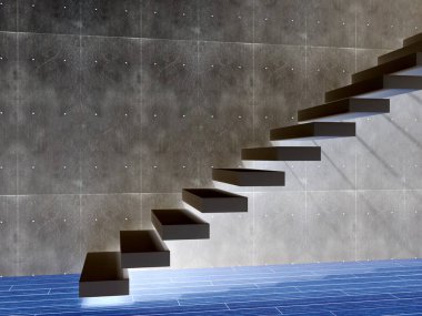 siyah taş basamaklar 