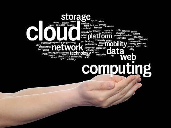 Cloud computing-technologie — Stockfoto