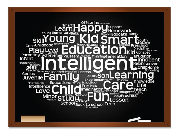 Istruzione Word Cloud — Foto Stock