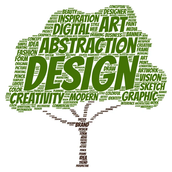 Art graphic design word — Stock Photo, Image