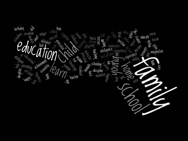 Onderwijs abstracte word cloud — Stockfoto