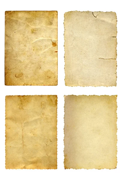 Paper background set — Stock Photo, Image