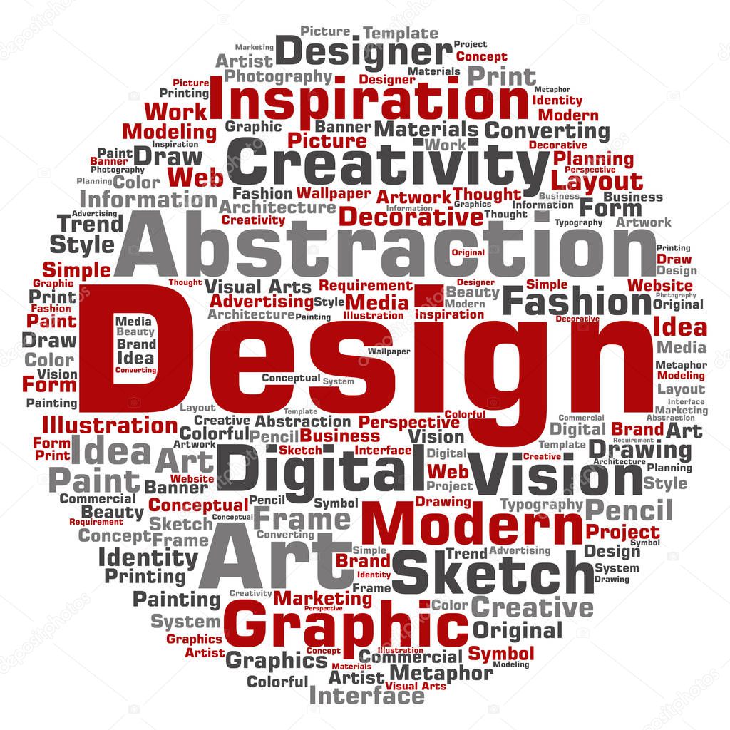 Art graphic design word — Stock Photo © design36 #129340984