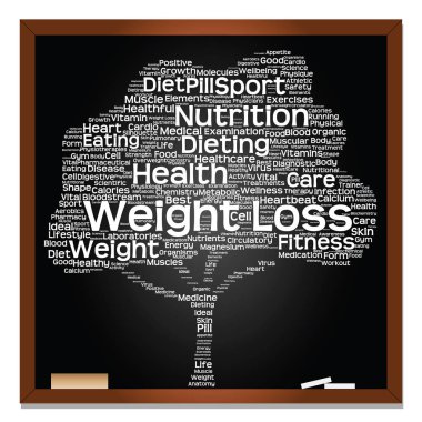 Koncept eller begreppsmässig svart hälsa text ordet moln som träd och gräs isolerad på vit bakgrund 