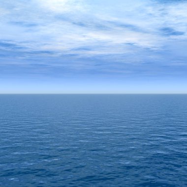  okyanus su dalgaları ve gökyüzü 