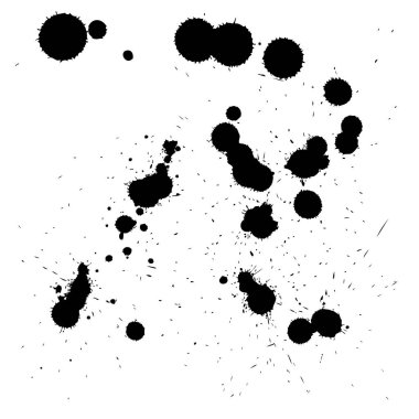  yaratıcı ıslak kirli mürekkep damla noktalar