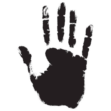 siyah boya insan eli 