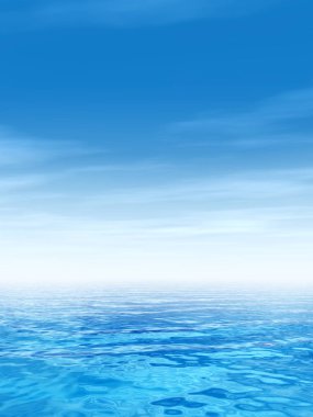  okyanus su dalgaları ve gökyüzü 