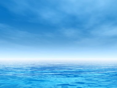  okyanus su dalgaları ve gökyüzü 