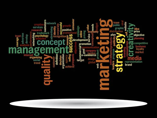 Zakelijke succes word cloud — Stockfoto