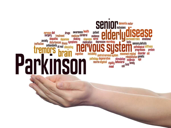 Enfermedad de Parkinson Word Cloud — Foto de Stock