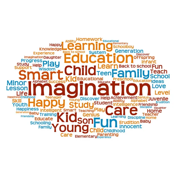 Education abstract word cloud — Stock Photo, Image