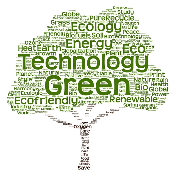 Energy text as wordcloud — Stock Photo, Image