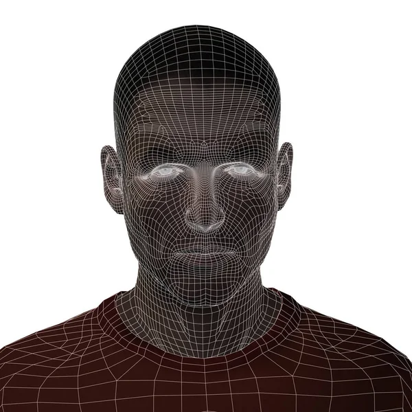 인간 남성 얼굴 — 스톡 사진