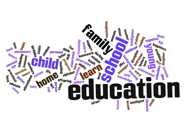 Educación Word Cloud —  Fotos de Stock