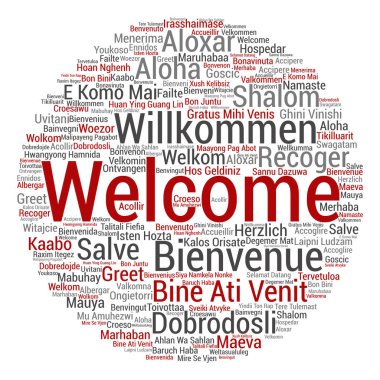  tebrik uluslararası kelime bulutu