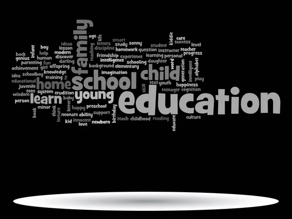 Chmura słowa edukacji — Zdjęcie stockowe
