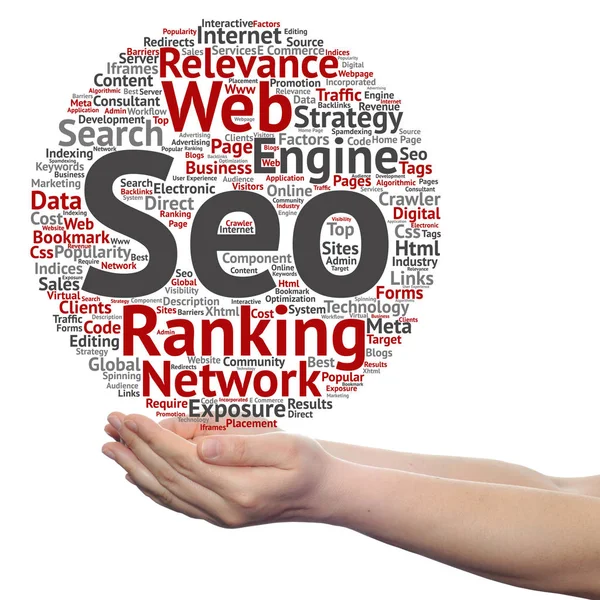 Conceptual search engine optimization — Stock Photo, Image