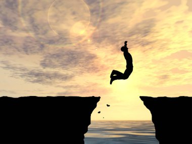 Adam boşluğu atlama