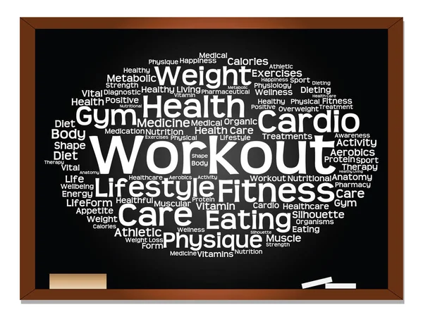 Health,and sport word cloud — Stock Photo, Image