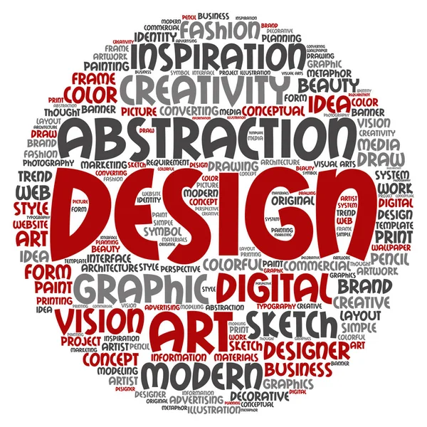 graphic design word cloud