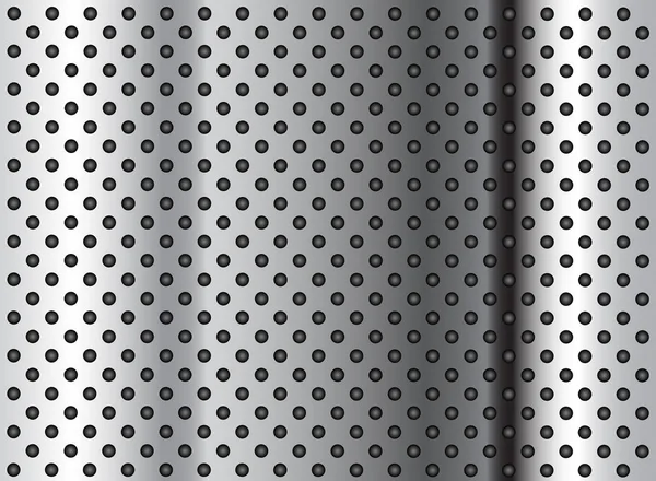 金属ステンレスの穴あきのパターン — ストック写真