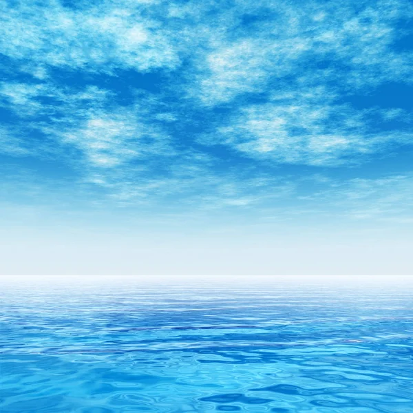 Hav och himmel bakgrund — Stockfoto