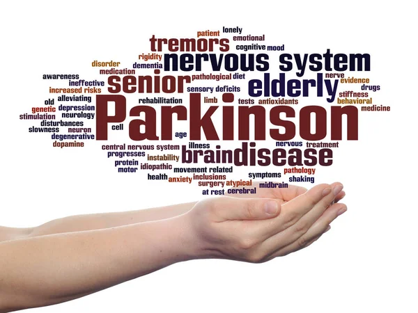 Parkinson`s disease healthcare word cloud