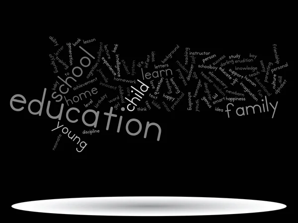 Kind onderwijs word cloud — Stockfoto