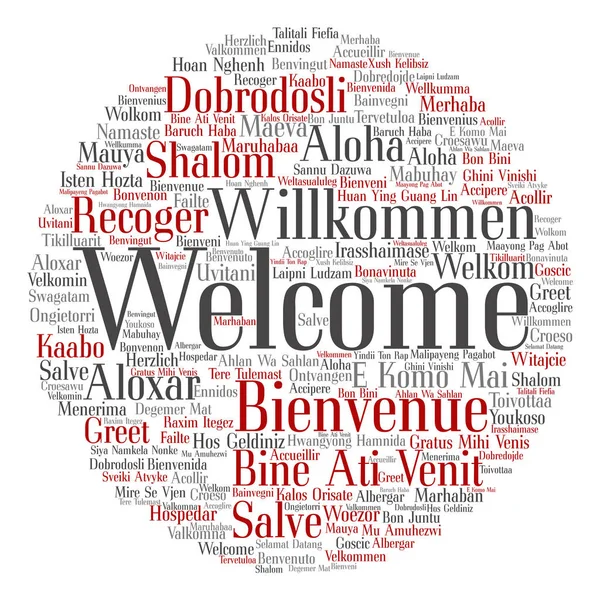 welcome word cloud