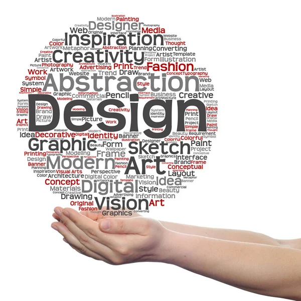 art graphic design word cloud