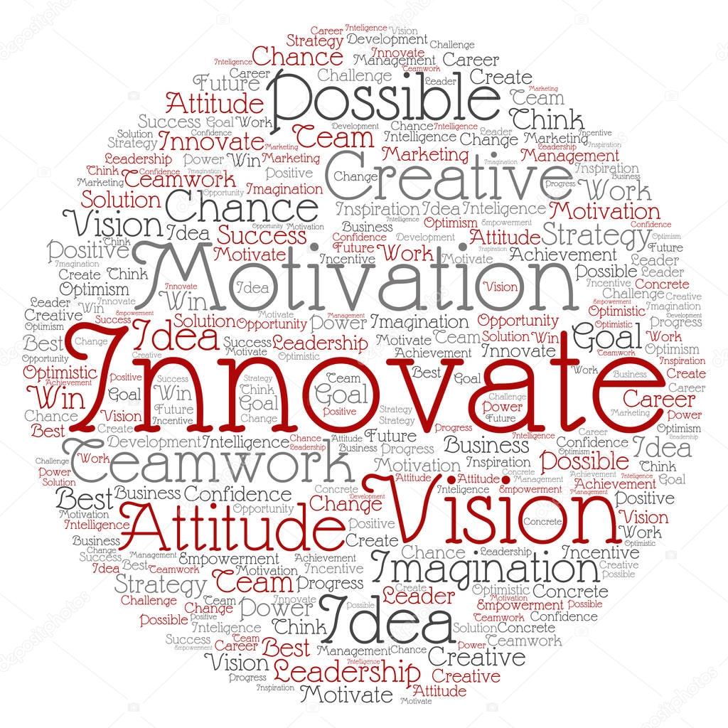 creative business word cloud