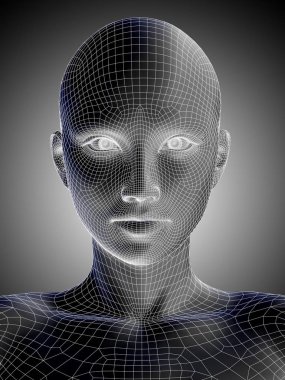 kadın tel kafes kafa