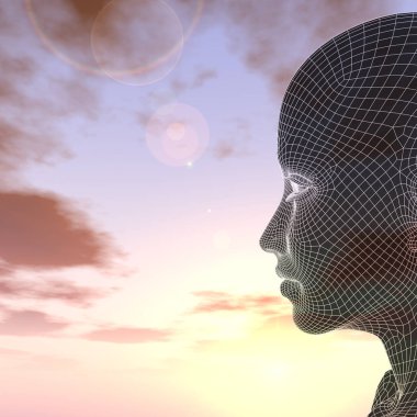 kadın tel kafes kafa